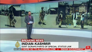 AL JAZEERA REACTION ON REMOVAL OF ARTICLE 370 IN KASHMIR