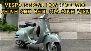 Vespa cổ Sprint . Dọn Full Mới . Chính chủ . Giá sinh viên . Cực kỳ dễ mua dễ chơi