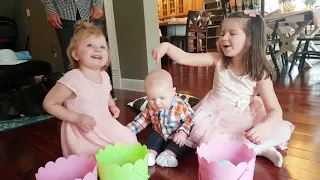 Cutest Baby Siblings Kissing Together  Sweet Video Moments for The First Day of Baby