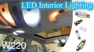 W220 Interior LED Lighting Retrofit