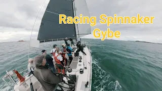 Racing Spinnaker Gybe