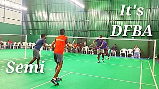 GANESH KALAI vs SARAVANAN PURUSOTHAMAN DFBA Semi Men Doubles Open State Badminton Tournament 2021
