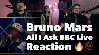 Bruno Mars covers Adele's All I Ask in the Live Lounge REACTION | Yo Check It Reacts