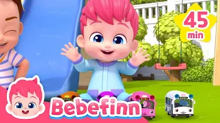 Ten Little Buses +more songs compilation | Bebefinn Sing Along2 | Nursery Rhymes & Kids Songs