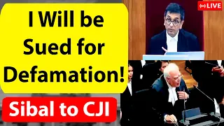 "I Will be Sued for Defamation!"- Sibal Remarks to CJI on Electoral Bonds case