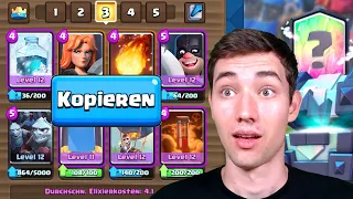 Ich KOPIERE die DECKS MEINER GEGNER! 😳 Kann man das gewinnen? | Clash Royale