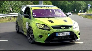 BEST OF Ford Focus RS/ST 5 Cylinder SOUNDS Compilation- Accelerations, Revs, Flames..