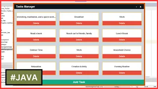 Java Project Tutorial - Create a To Do List Project In Java NetBeans | Java Tasks Management Project