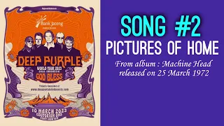 Song #2 :  PICTURES OF HOME (Deep Purple World Tour 2023 Solo Indonesia) 10/03/23 #rockstar