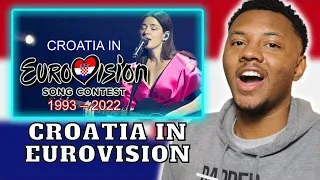 AMERICAN REACTS To Croatia in Eurovision Song Contest 1993-2022