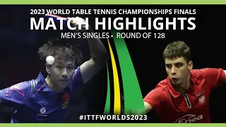 Lin Gaoyuan vs Jakub Dyjas | MS R128 | 2023 ITTF World Table Tennis Championships Finals