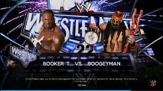 WWE Wrestlemania 22 Booker T vs The Boogeyman #wrestlemania #wwe #wwe2k23gameplay