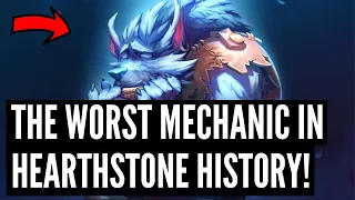 This is the WORST MECHANIC in Hearthstone history! Yes, even worse than JOUST!