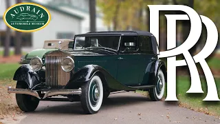 For the Chauffeur in Your Life: 1932 Rolls-Royce Phantom II "Kellner Salamanca"