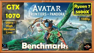 Avatar Frontiers of Pandora GTX 1070 - 1080p - 60 fps Playable Settings | Performance Benchmarks