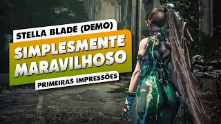 Me SURPREENDI com a DEMO do STELLAR BLADE!