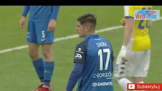 Finał baraży 2 ligi Ruch Chorzów - Motor Lublin 2-0 niewykorzystany karny Króla