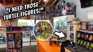 Picking up SEALED TMNT Figures at Now or Never Comics | I Need those Vintage TMNT Figures!