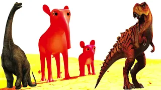 Homba Footprints in the sand - Animation short - мультфильм_Funny Dinosaur Cartoon for Family