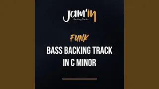 Funk Bass Backing Track in C Minor