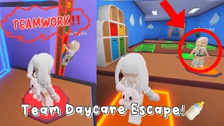 TEAMWORK Daycare Challenge👶! Harus Kerjasama Menyelesaikan Obby 😬😬 | Roblox Indonesia 🇮🇩 |