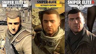 Sniper elite v2 Remastered vs Sniper Elite 3 vs Sniper Elite 4 Comparison