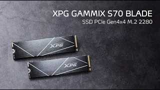 XPG GAMMIX S70 BLADE SSD PCIe Gen4x4 M.2 2280