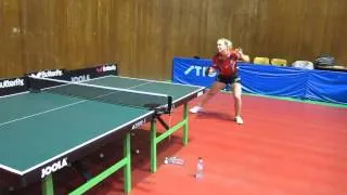 Yana NOSKOVA (RUS) training