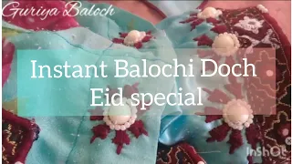 instant Balochi peet doch eid special // balochi doch // balochi embroidery