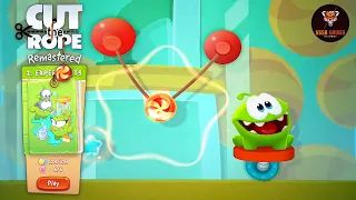 Cut the Rope Remastered: Level 2-14 Yellow+Blue Stars Gameplay #Shorts