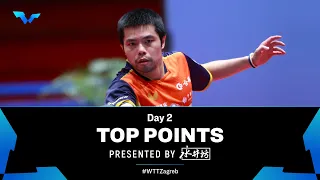 Top Points of Day 2 presented by Shuijingfang | WTT Contender Zagreb 2023