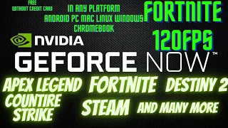 FORTNITE IN LOW END PC "120FPS" GEFORCE NOW "YOUR DEVICE DOES NOT MEET MINIMUM REQUIREMENT" FIXED.