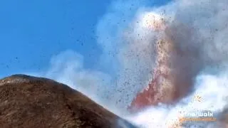 Lava Fountain at SouthEast Crater - Etna - April 12, 2012