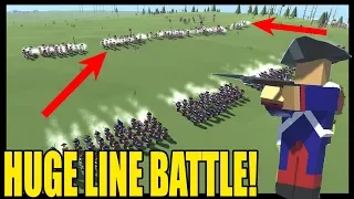 HUGE 1000 MAN LINE BATTLE - Rise of Liberty (New Features!)