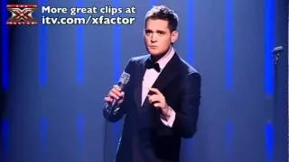 The X Factor - Michael Bublé Cry me A river 2009 HD