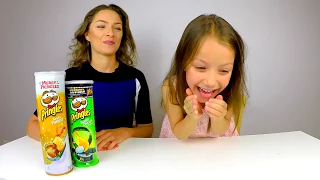 Vicky is Angry PRINGLE RINGLE CHALLENGE New Challenge For Kids