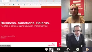 Webinar “The Effect of Sanctions against Belarus on Financial Services”
