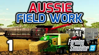 HUGE Barley Harvest! - Western Australia - Farming Simulator 22