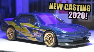 Hot Wheels Nissan Silvia (S13) (Blue) (New casting 2020!)