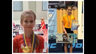 Миняйло (Киев, Украина) Vs Лещинская (Бельцы, Молдова), Ukraine Kids Open 2021