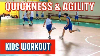 Quickness & Agility Basketball Drills for Kids - Workout