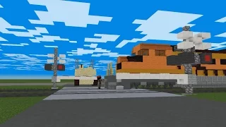 Minecraft Railroad Crossing Animated