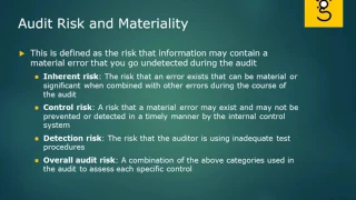 20. Risk-Based Auditing