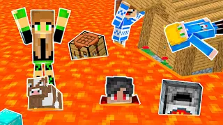 A LAVA SOBE A CADA 15 SEGUNDOS NO MINECRAFT!! (Part. MultiGirlBr & N0ylan)