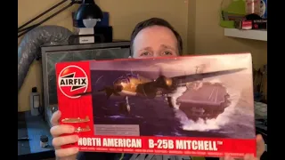 Airfix 1/72 B-25B Mitchell, Doolittle Raid: A look inside the box