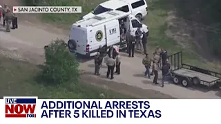 Texas Murder: Husband, wife, and others arrested after 5 killed in San Jacinto Co | LiveNOW from FOX