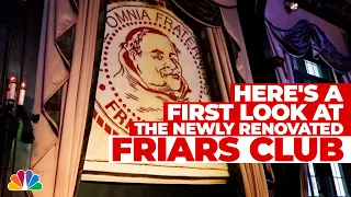 Here's A First Look: NY Iconic Friars Club Reopens with New Millennial Revamp | NBC New York