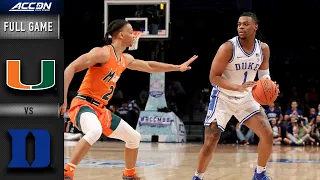 Miami vs. Duke Full Game Replay | ACC Men’s Basketball (2021-22)