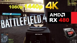RX 480 | Battlefield 4 / 1080p, 1440p & 4K - ULTRA [FX 6350]