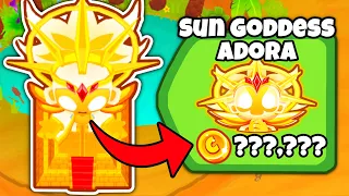 I Got The CHEAPEST MAX Sun Goddess Adora! (Bloons TD Battles 2)